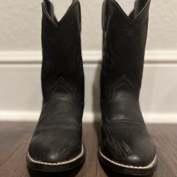 Justin Leather Boots - Boys size 13.5 - Picture 1 of 5